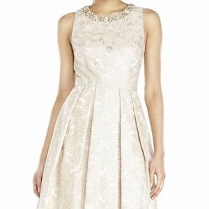 Eliza J Champagne Cocktail dress